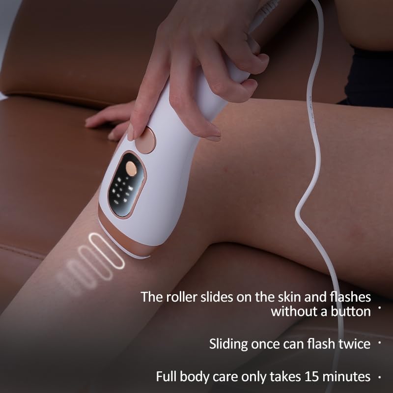 TZWM IPL Haarentfernungsgerät 3-in-1 (HR/DPL/MG), 21J Salon-Level bis 6J/cm², 5 Stufen, Ultra-Schnellblitz, Dauerhafte Haarentfernung für Gesicht & Körper Damen & Herren
