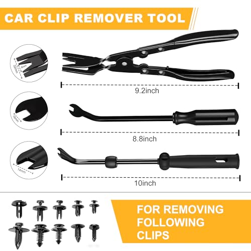 Image of 10Pcs Auto Trim Removal Tool No Scratch Plastic Pry Tool Fastener Removal
