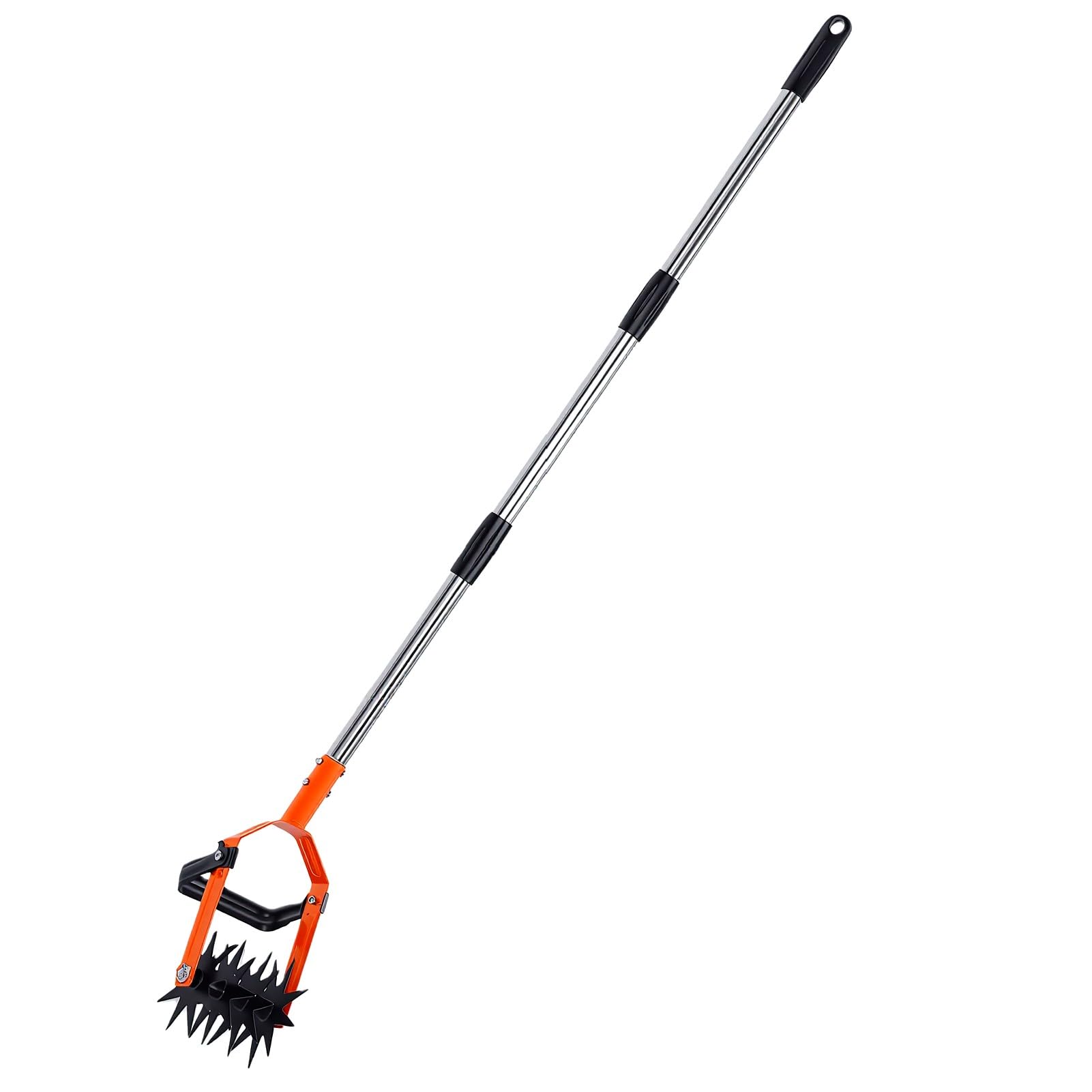 Fafeicy Rotoculteur de Jardin avec Manche Réglable 146 Cm, 4 Lames en