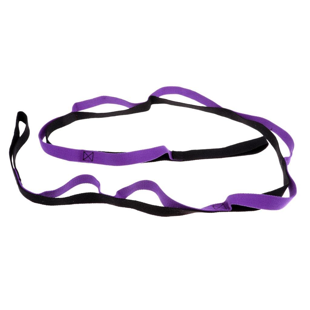 Loom Tree Ultra-Light Yoga Daisy Chain Rope Sling Ring Bandlet Rope Cord Strap 200cm Purple-image-39