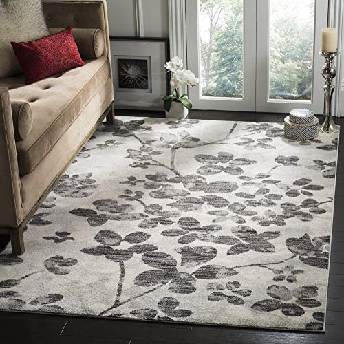 Tapete SAFAVIEH Evoke Collection 5'3" x 7'6" Gris y Dorado miniatura 2