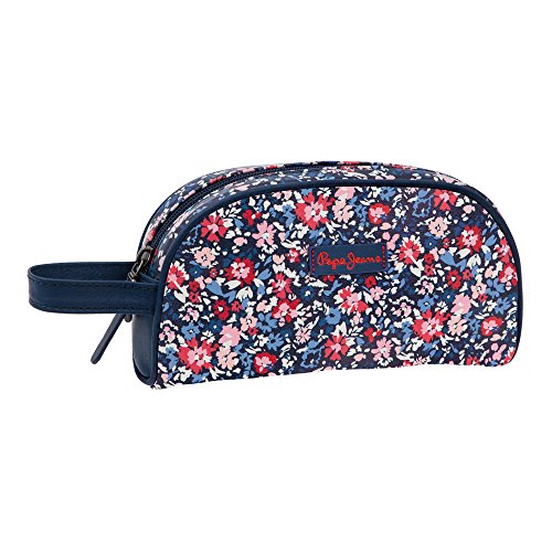 Preisvergleich Produktbild Pepe Jeans Utensilientasche Kosmetikkoffer, 1.42 Liter, Blau