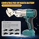 Akku Blechschere Kompatibel mit Makita 18V, Elektrische Blechschere mit 360° drehbarem Kopf, Max. 2mm Scherendicke Elektrische Schere für Bleche,Teppiche,Stoff, Leder (ohne Akku)