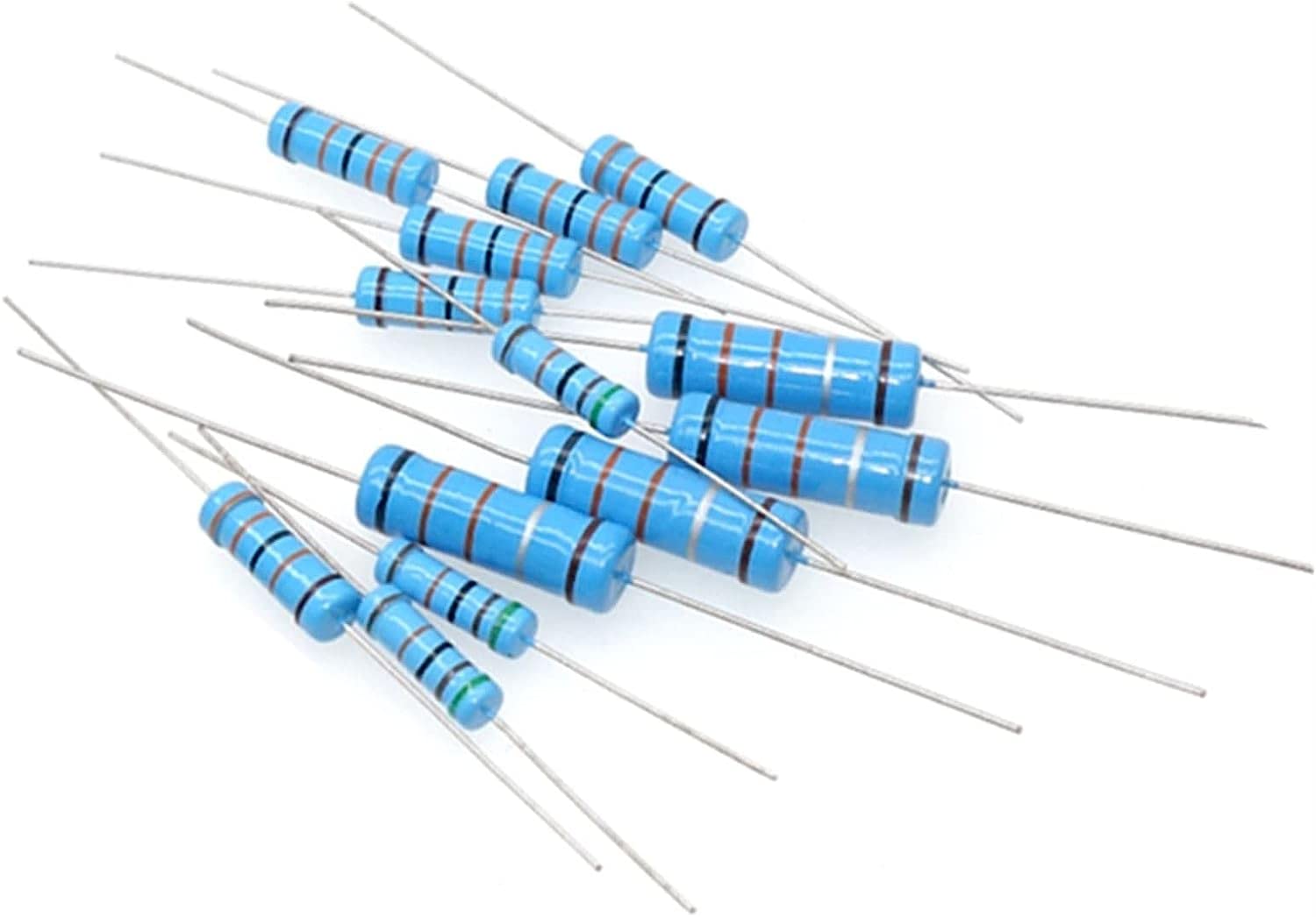 150 Teile/los 30 Wert Widerstand Set, Metall Film/Carbon Film 2W 3W Widerstände Verschiedene Paket Elektronische kit Widerstand (Size : 2W-0.1R-750R-Metal)