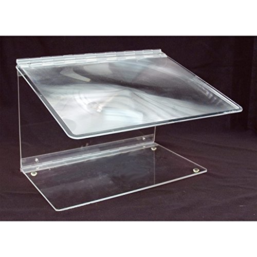 Reizen Fold-A-Mag 2X Folding Portable Page Magnifier- Clear