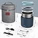WisaKey 41oz Electric Lunch Box Food Warmer – 100W Leakproof Portable Heated Lunch Container for Office, Car, Truck, Camping, 12V/24V/110V/220V Meal Prep Heater, Driver Trucker Gift For Women Men
