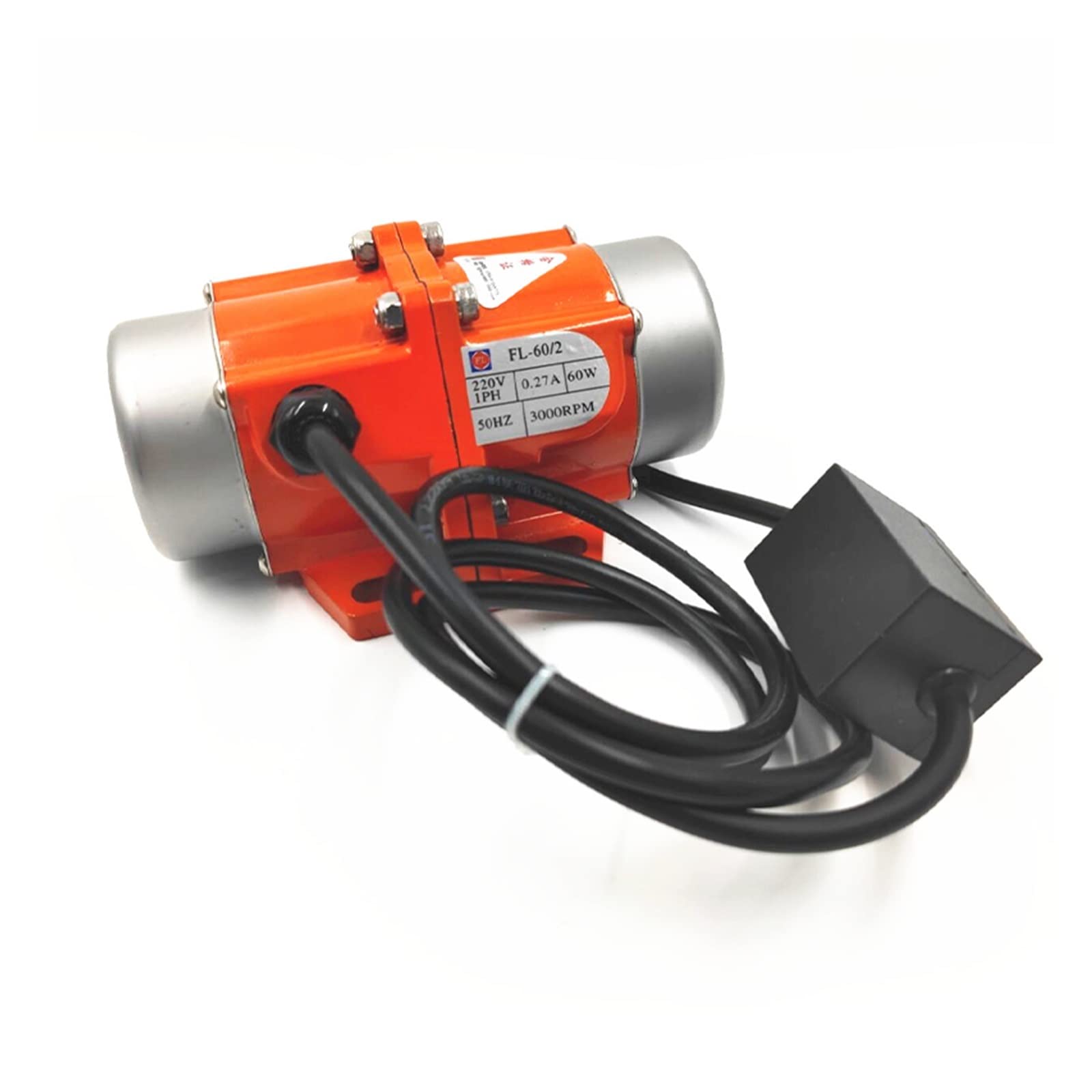 Motor de vibración, Motor de cobre puro, mezclador de vacío vibratorio, agitador, máquina de vibración industrial + controlador de velocidad del Motor para principiantes Bricolaje(100W 0.8KN)
