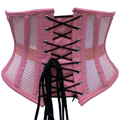 Image of Women's Waist Training Underbust Corset Steel Boned Hourglass Body Shaper