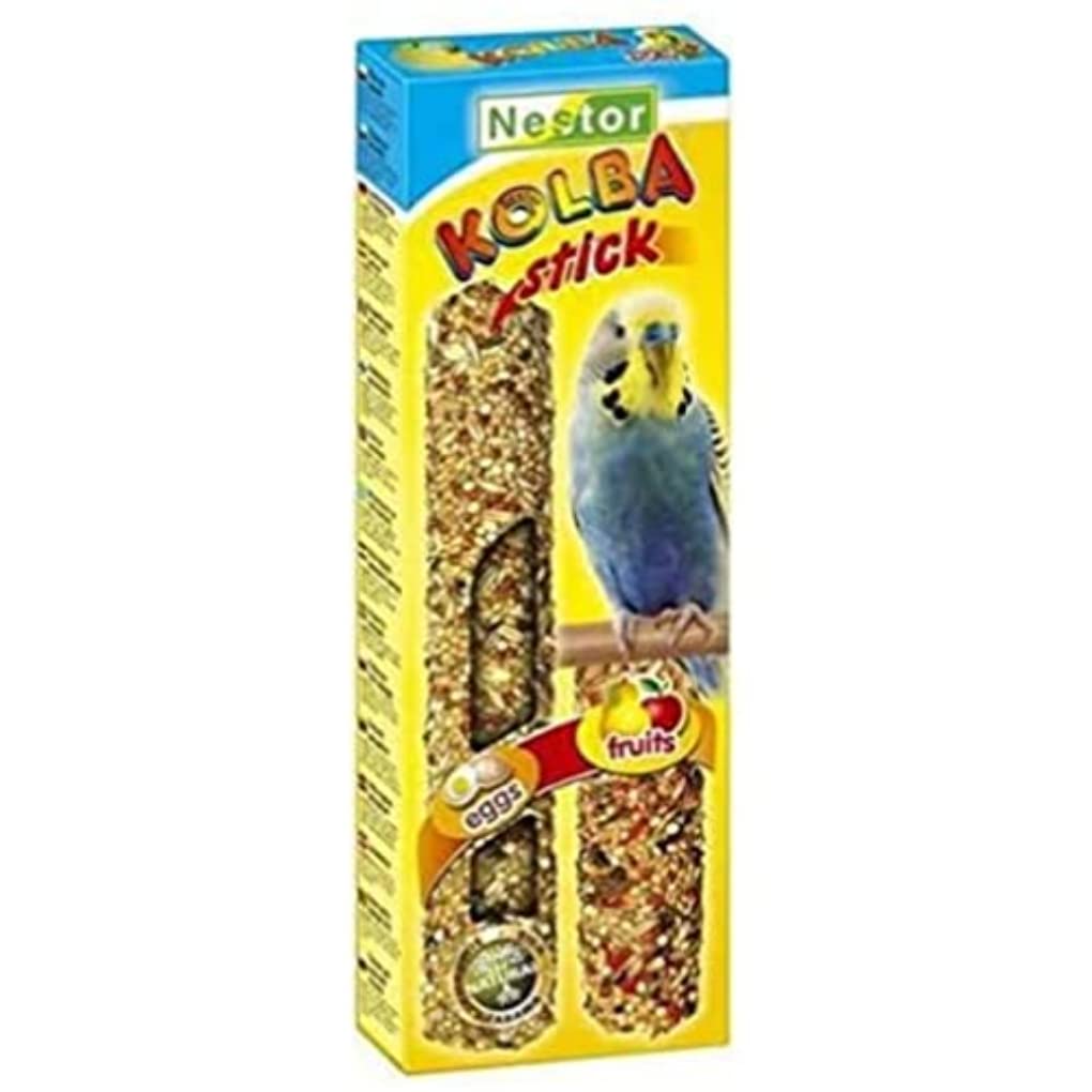 Aime Baguettes aux Fruits/Oeufs pour Perruches/Friandises pour Oiseaux/2 Baguettes Croustillantes/Gourmandes