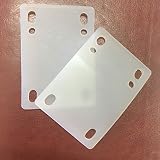 DreamFire 1/8 Skateboard Riser Pads Silicone Skateboard Riser Shock Pad Silicone for Longboard Skate