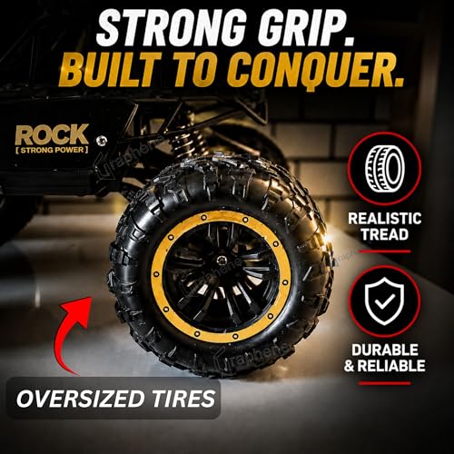 Image of GRAPHENE Remote Control Rc Drift Stunt Car Toy for Kids 4x4 Rock Crawler Double Smoke Off Road Monster Truck Rechargeable Battery LED Lights Big Anti-Slip Tyres Racing Car Toy Gift Kids Boys Girls