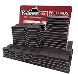 Non Slip Furniture Pads - 94pcs (1+2+3+4)” Furniture Grippers , Non Skid for Furniture Legs ,SelfAdh