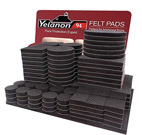 Non Slip Furniture Pads - 94Pcs (1+2+3+4)” Furniture Grippers , Non Skid For Furniture Legs ,Selfadhesive Rubber Furniture Feet , Anti Slide Furniture Hardwood Floor Protectors For Keep Couch Stoppers #TOP17