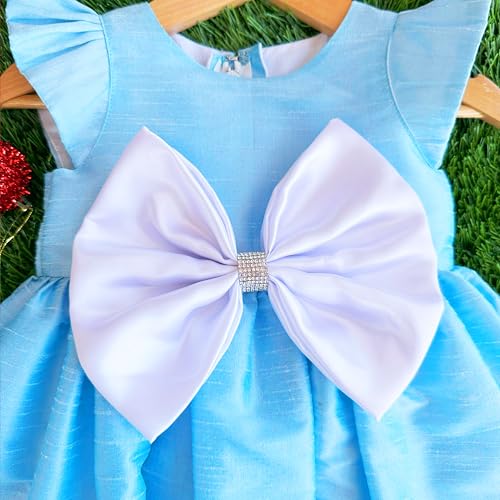 Image of Stanwells Kids Dress for Girls Black Velvet Baby Fancy Frocks for Baby Girls