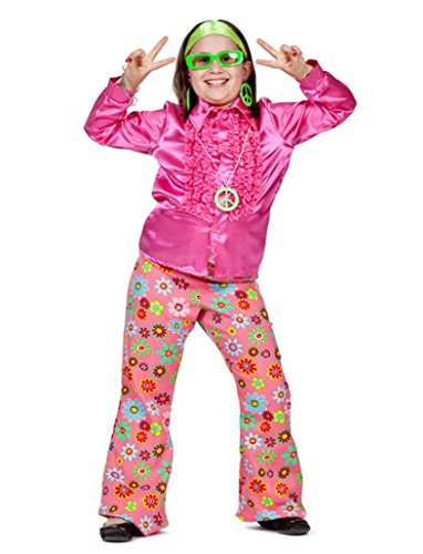 Preisvergleich Produktbild MAGIC BY FREDDYS Hose Hippie Blumen Kinder rosa