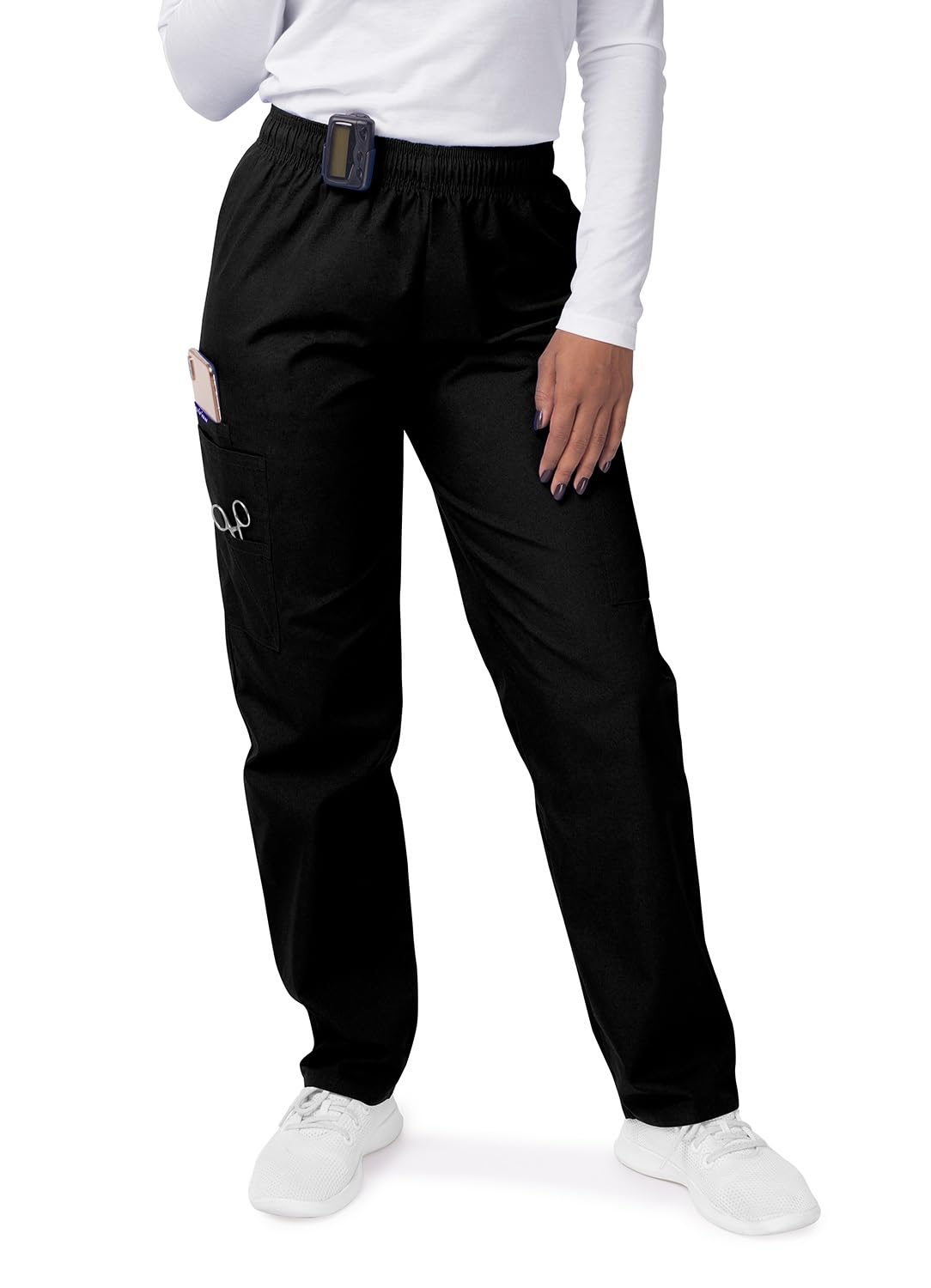 Sivvan Pantalon Médical Femme Type Cargo avec Cordon