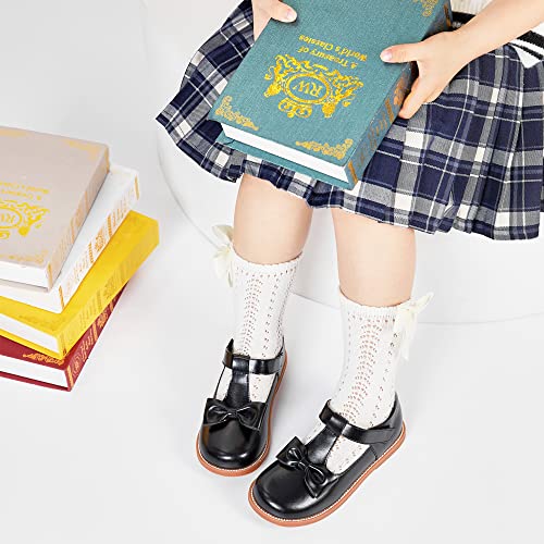 Image of Felix & Flora Toddler Little Girl Mary Jane Dress Shoes - Ballet Flats for Girl Party School Shoes