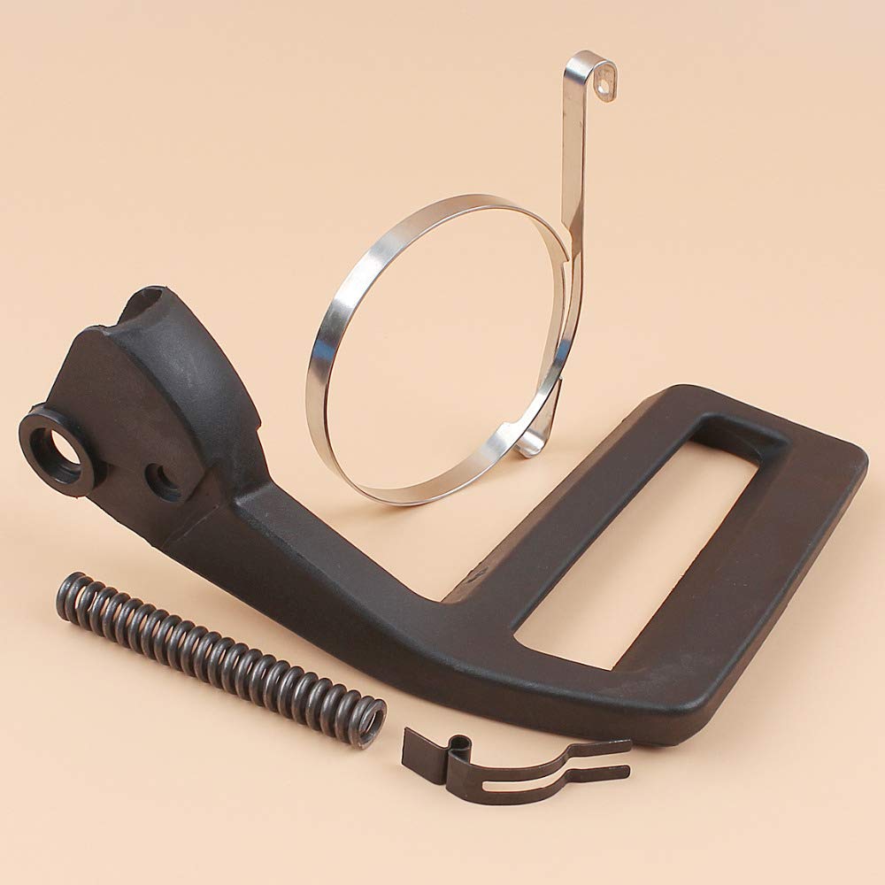 Kit de Resorte Banda Nivel protección manija Delantera Freno Cadena, Compatible con motosierras 61, 262, 266, 268 y 272. Piezas Repuesto for Motosierras