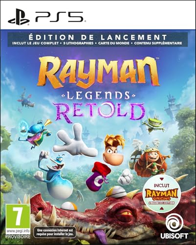 Rayman Legends Retold Launch Edition jeu PS5 version francaise