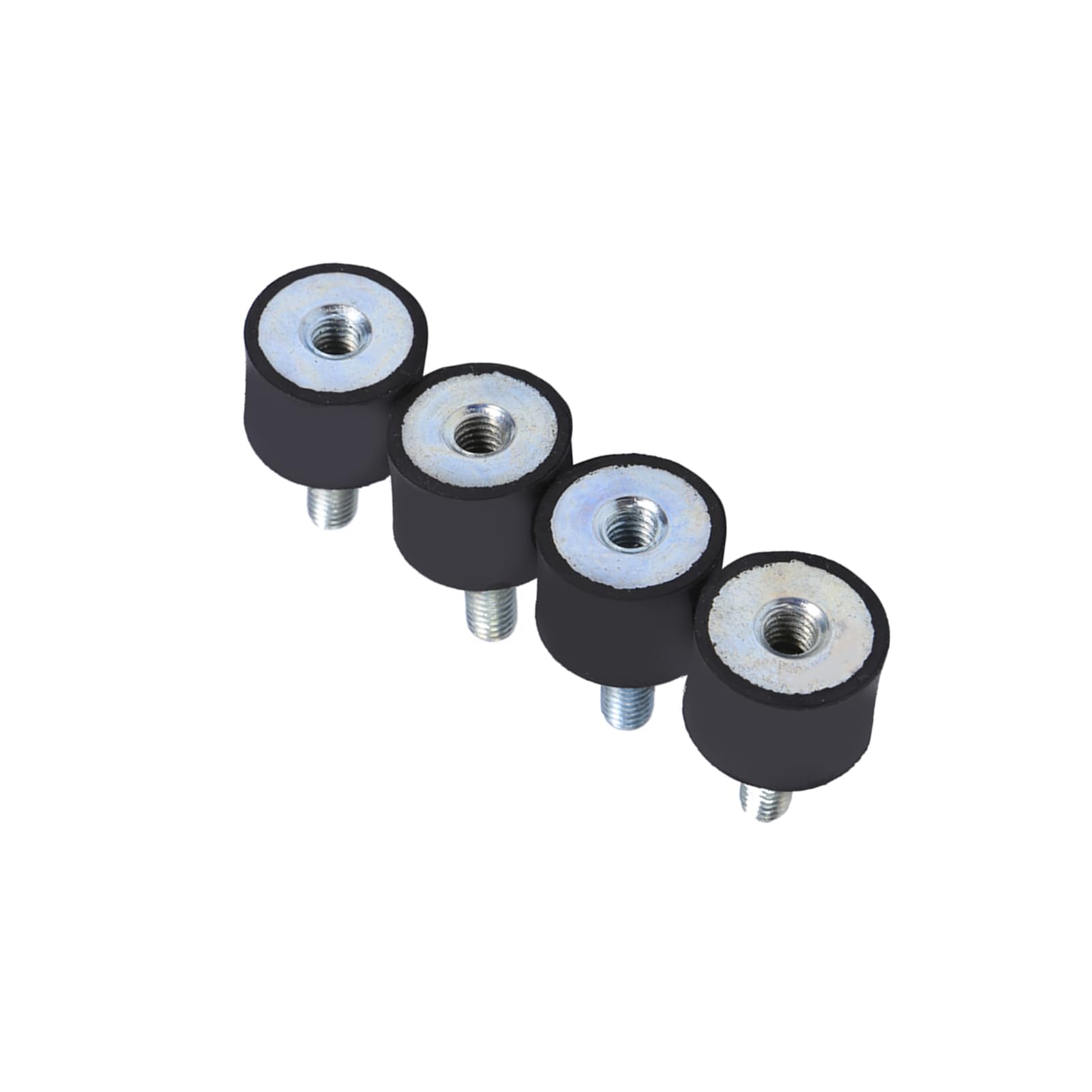 4 Soportes Antivibraci¡§?n M8 M6 Silentblock Amortiguadores para Compresores Motores Di¡§|sel Gasolina y Bombas de Agua
