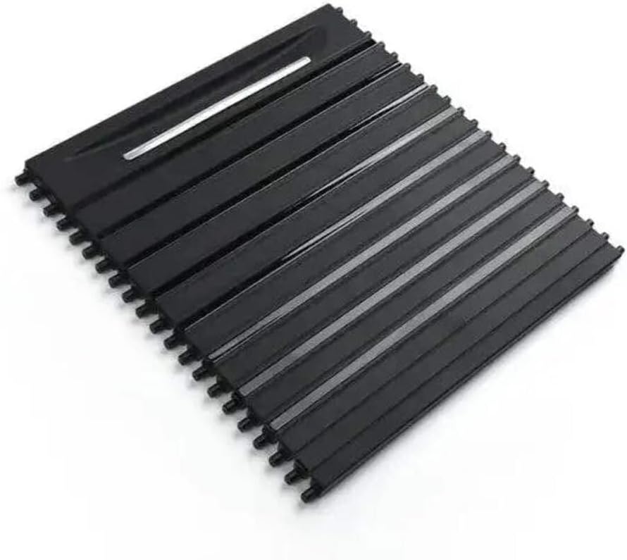 X5 F15 Cup Holder Sliding Tray Compatible with BMW X5 F15 2014-2020 X6 F15 2015-2020 Black CC-608