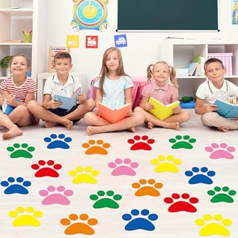 ReliThick Paw Print Floor Decals Cover