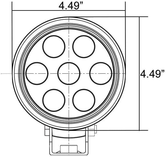 Miniatura 7 de Vision X Lighting 9118215 Xtreme Negro 4 "Redondo 5W de ancho LED de luz de inundación