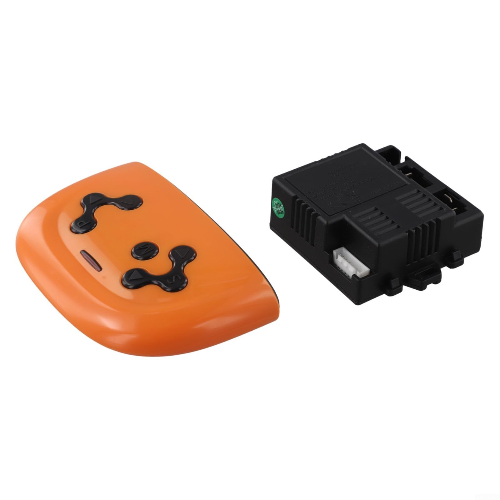 KHIronHive Children Electric Vehicle Remote Control Receiver JR-RX-12V 6V Controller Compatible with Baby Car Accessories Replacement Component Kit(JR-RX-6V full set)