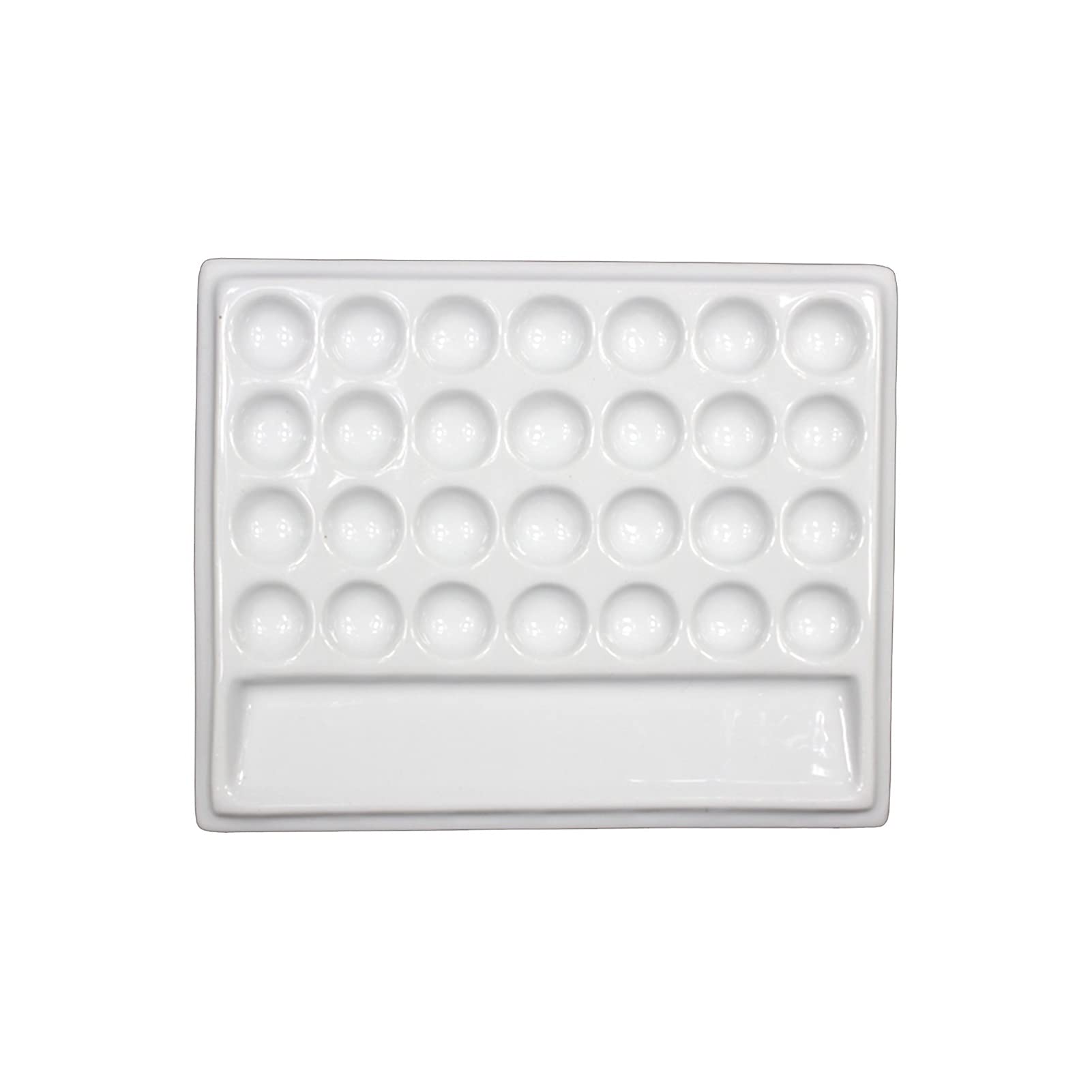 paleta akwarelowa paleta artystyczna paleta farb, tacka na gwasz, paleta artystyczna (rozmiar: 19,3 * 11 cm)