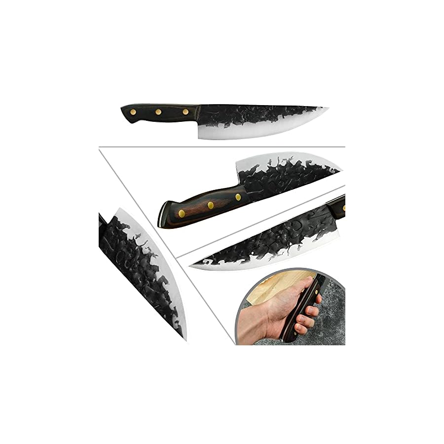 XYJ-FULL-TANG-8-Inch-Professional-Chef-Knife-With-Carry-Sheath-Whetstone-Stainless-Steel-Kitchen-Camping-Knives-For-Slice-Fish-Meat-Cutting XYJ FULL TANG 8 Inch Professional Chef Knife With Carry Sheath &Whetstone Stainless Steel Kitchen Camping Knives For Slice Fish Meat Cutting