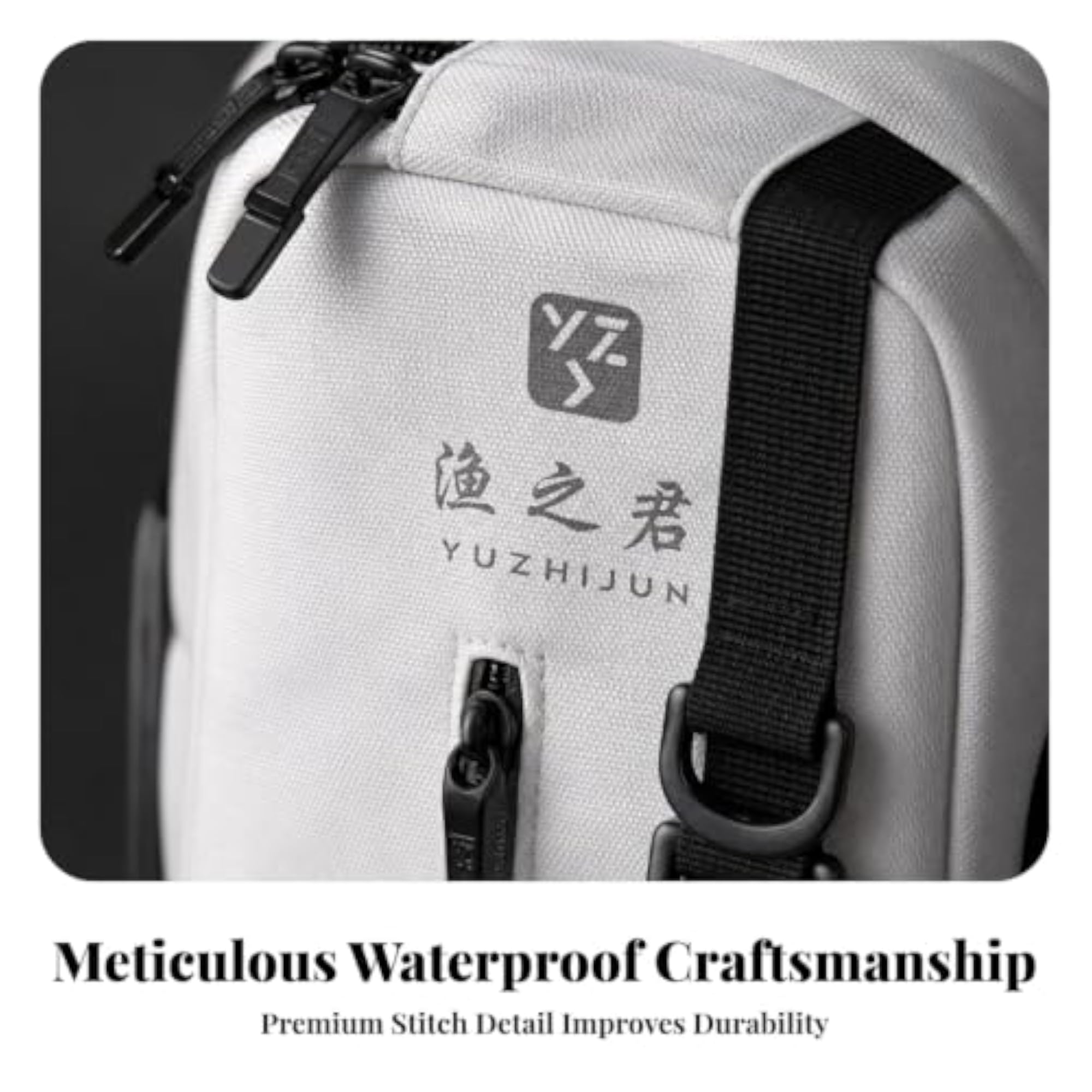 Fishing Shoulder Bag with Rod Holder, Organized Carrying