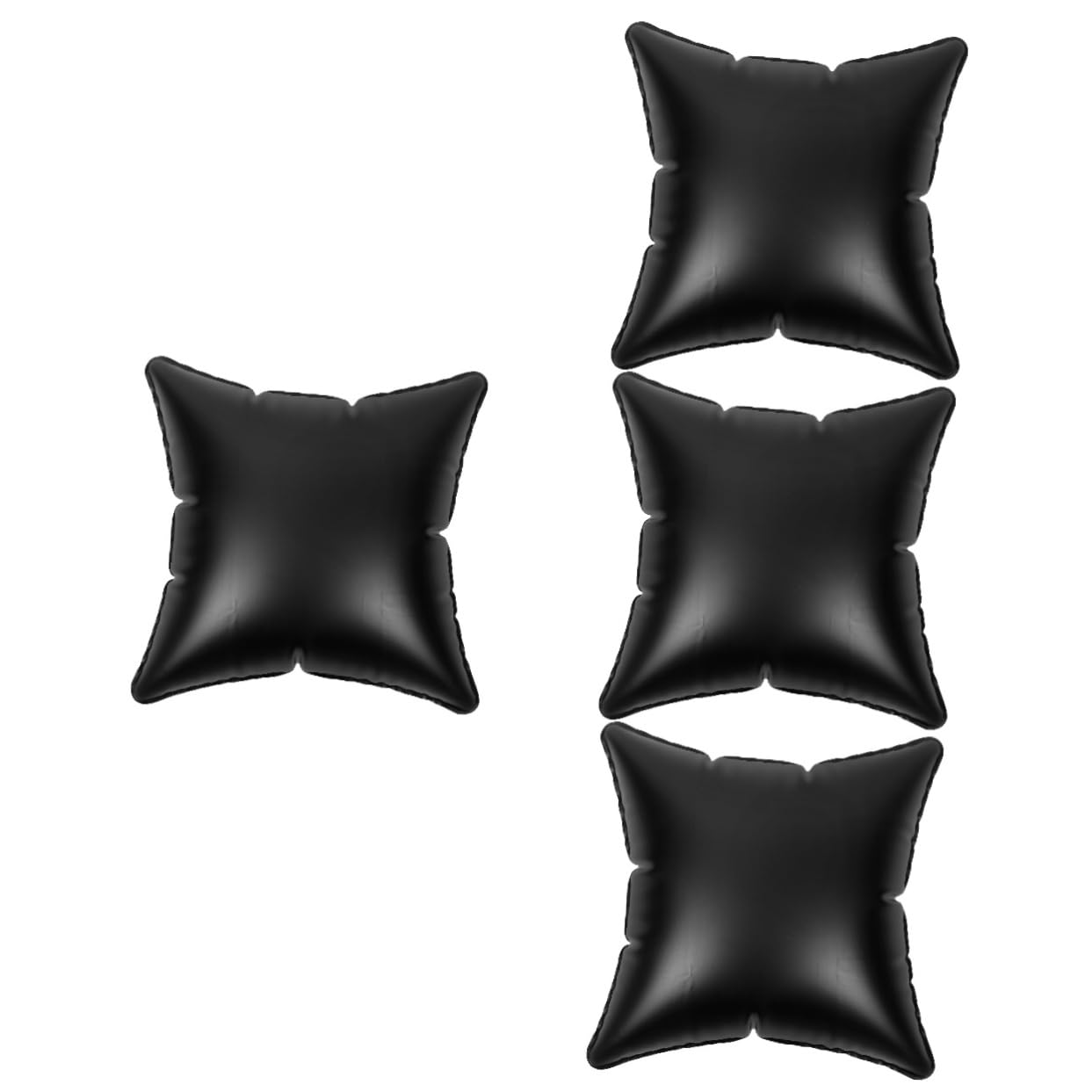 TOPBATHY 4pièces Coussin Gonflable Ergonomique pour Voyage Camping Et Utilisation Voiture Coussin Ajustable Et Léger pour Confort Plein Air