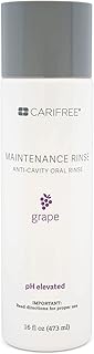CariFree Maintenance Rinse (Grape): Fluoride Mouthwash | Dentist Recommended Anti-Cavity Oral Care | Xylitol | Neutralizes pH | Freshen Breath | Cavity Prevention | Alcohol Free