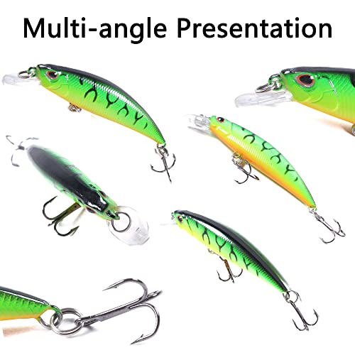Jerkbait-Fishing-Lures-Jerk-Baits-for-Bass-Fishing-Jerk-Bait-Minnow-Lures-with-Tackle-Box-for-Freshwater-Saltwater10pcs