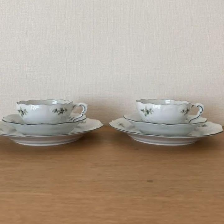 リンドナーカップ＆ソーサーとケーキ皿のセット