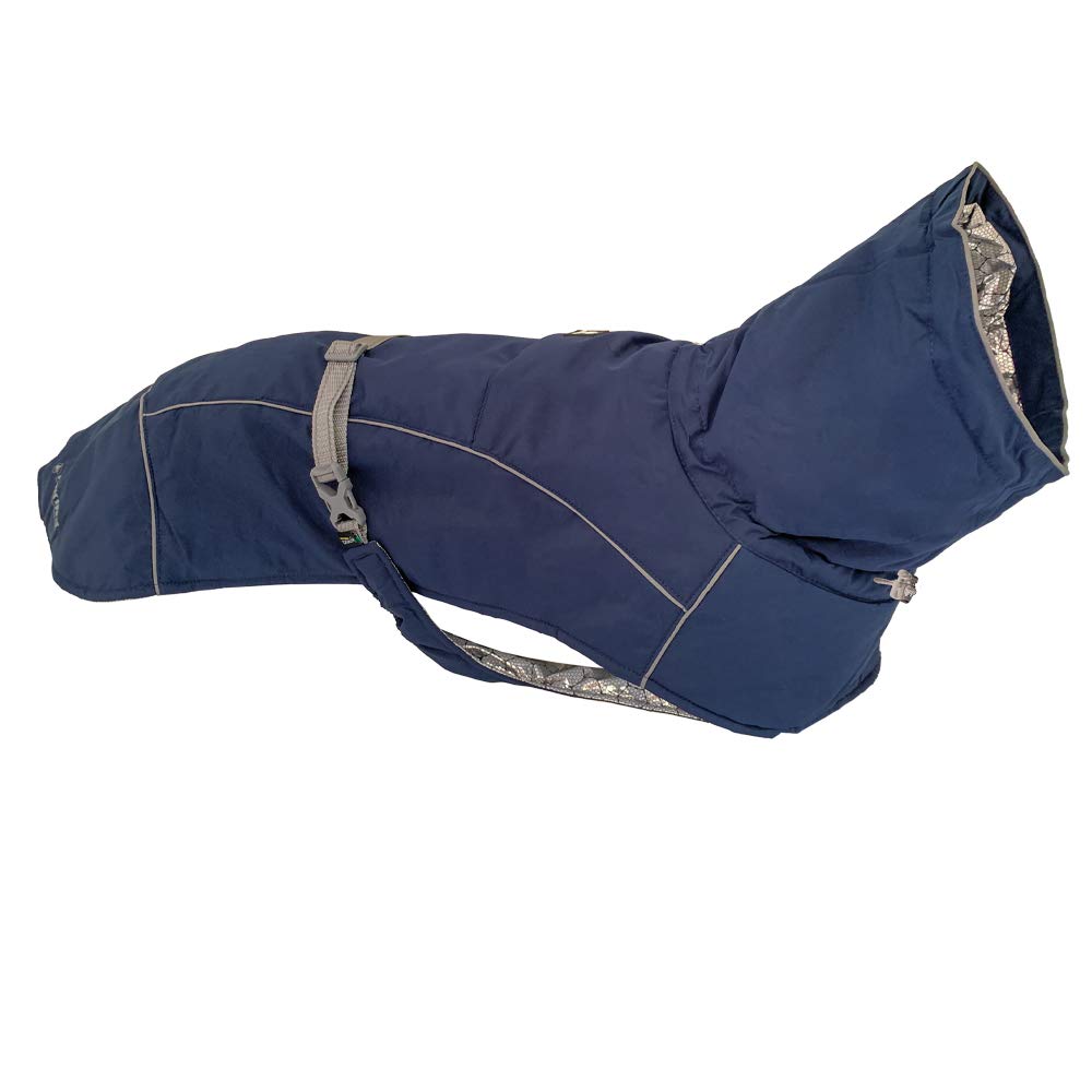 Croci Hiking Hundemantel, wasserdicht, Makalu, temperaturregulierendes Futter, Dunkelblau, 90 cm