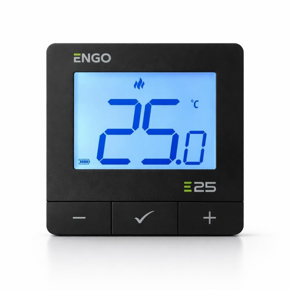 ENGO E25 zestaw startowy inteligentny termostat Zigbee bezprzewodowy termostat pokojowy z inteligentnym zaworem grzejnika i bramą, sterowany aplikacją system grzewczy do grzejników, inteligentne