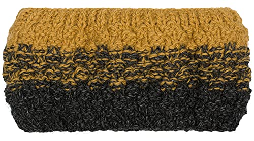 styleBREAKER Ladies Knitted Headband 2-tone with Ombre Gradient, Thermo Fleece Lining, Winter Headband 04026057