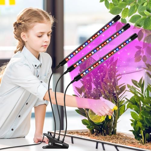Lampe de croissance pour plantes d'intérieur LED 3 têtes 120 LED - 7