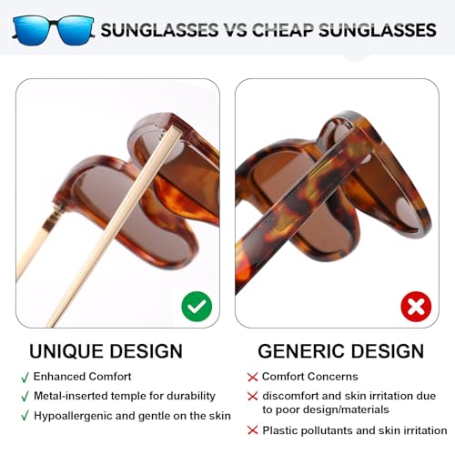Image of HAOLOTA Polarized Sunglasses Men Women Designer Driving glasses Lightweight UV400 Protection