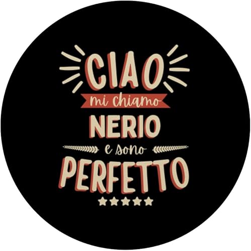 Miniatura 3 de Nerio Idea Regalo Personalizzata Nome Divertente PopSockets Standard PopGrip