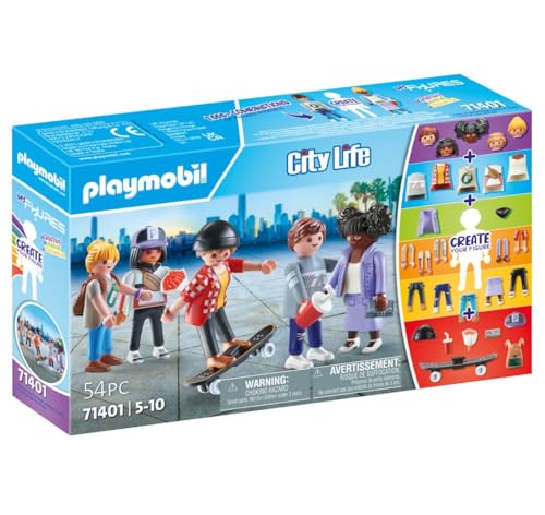 Playmobil 71401 My Figures Fashion, City Life, 5 play figures with more than 1000 possible combinations - Image 2