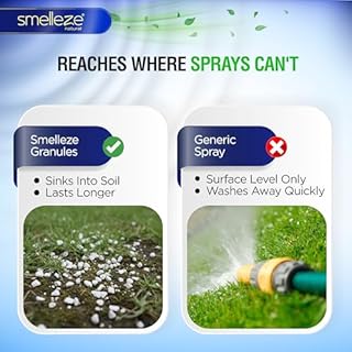 SMELLEZE Outdoor Yard Odor Eliminator for Dogs 2 lb Granular Pet Urine & Poop Deodorizer for Artificial Turf, Grass, Gravel, Patios & Kennels | Safe for Pets & Kids | Long-Lasting