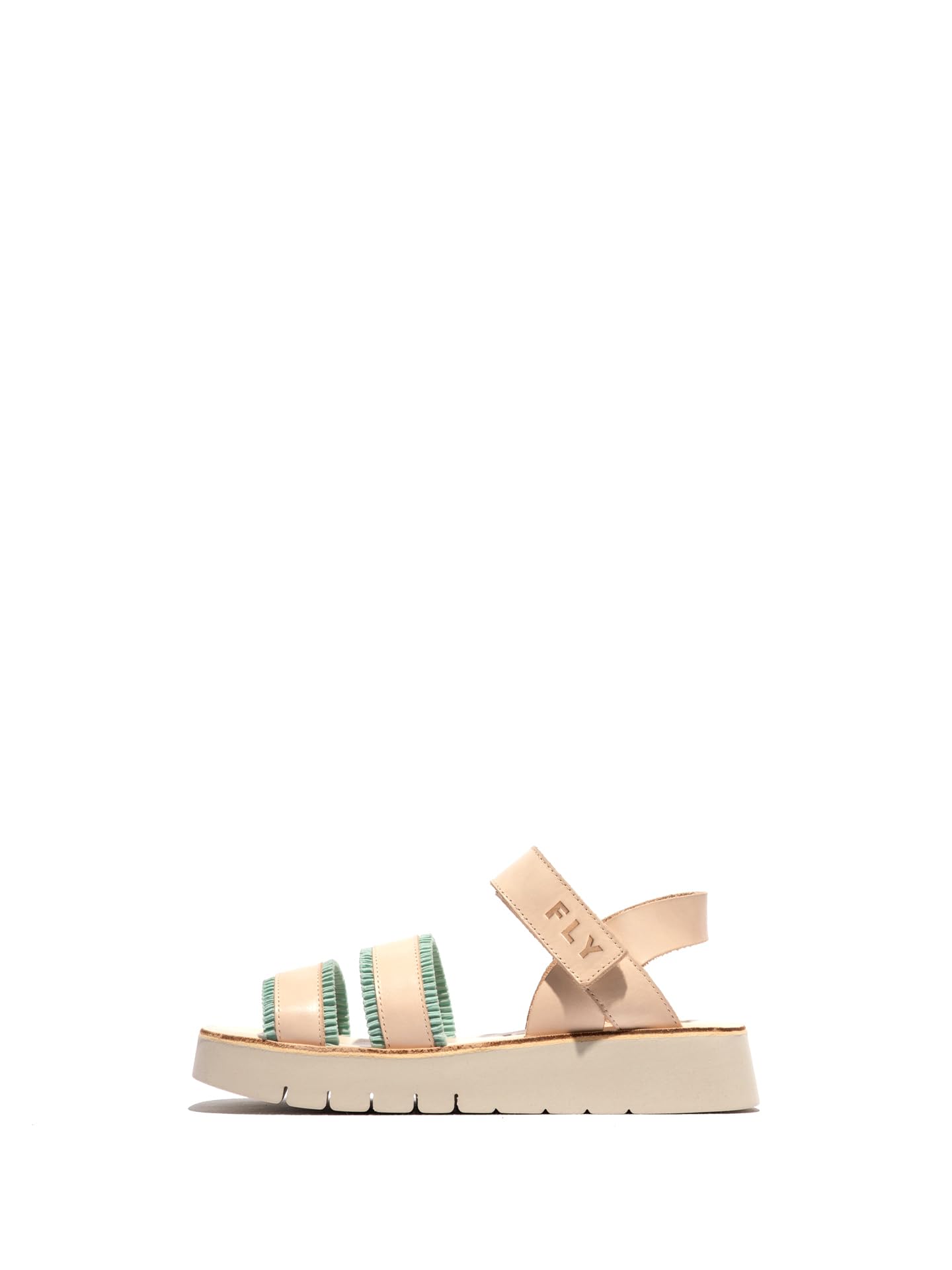 Fly London SEIG420FLY, Sandal Women's Fashion Shoes, NATURAL/MINT, 5
