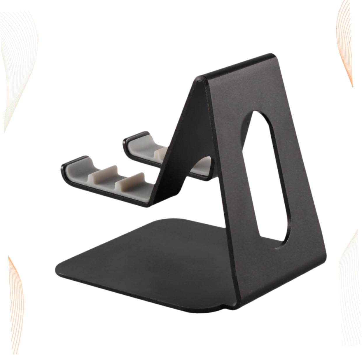Housoutil 3 Piezas Soporte para Teléfono Móvil Escritorio De Metal Soporte para Tableta Teléfono Inteligente Soporte para Teléfono Móvil Soporte para Teléfono Soporte para Teléfono De