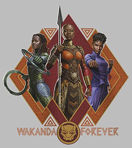 Marvel Girl's Wakanda Forever Trio T-Shirt2