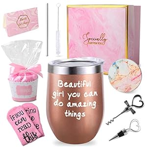 Daughter Birthday Gifts Sister Gift Box From Mom Daughter Coffee Tumbler Insulated Tumbler Gift Set, Women Gift Birthday…