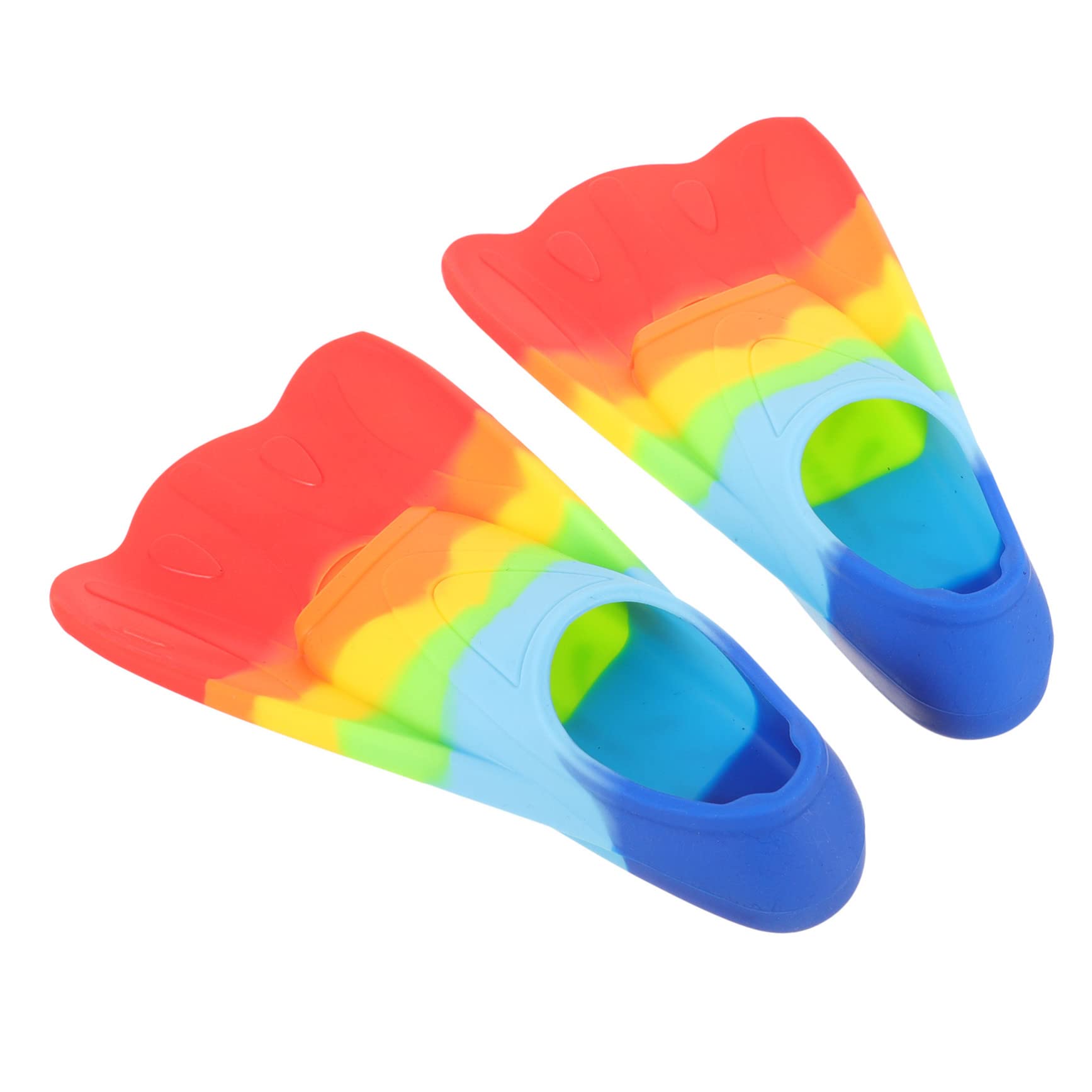 Milisten Snorkeling for Beginners Boys and Girls Boys Girls Flexible Silicone Fins for Swimming Training
