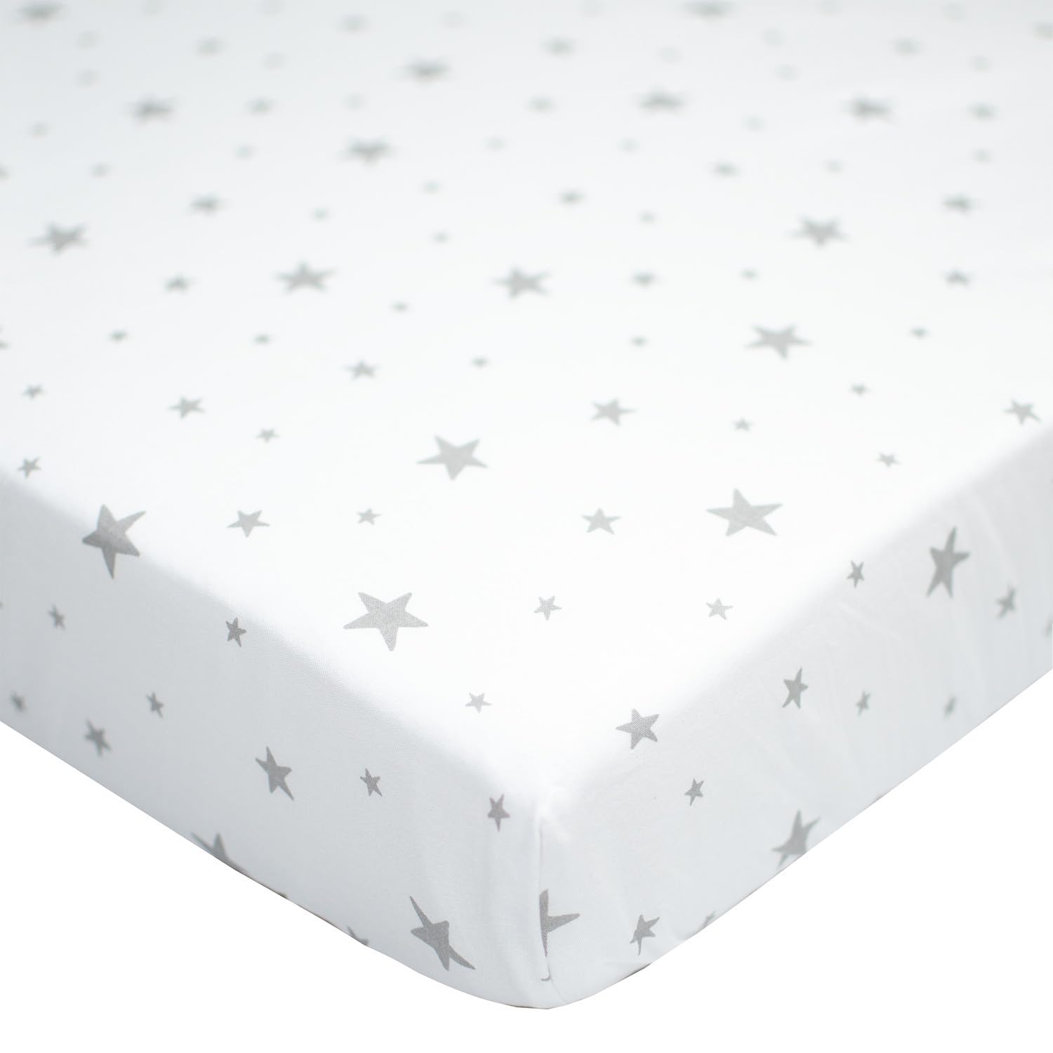 Drap-Housse en Coton 90x200 cm Stella pour de douces nuits étoilées
