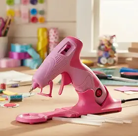 Pistola De Cola Quente Sem Fio Artepunto - Bico Fino Pink